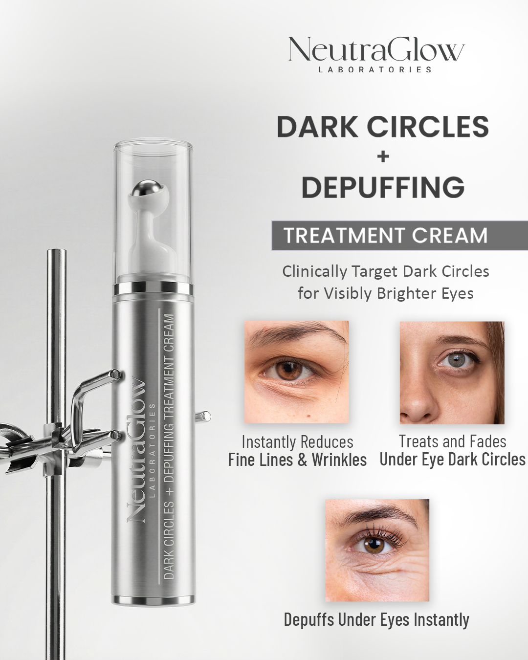 Dark Circles + Depuffing Treatment Cream