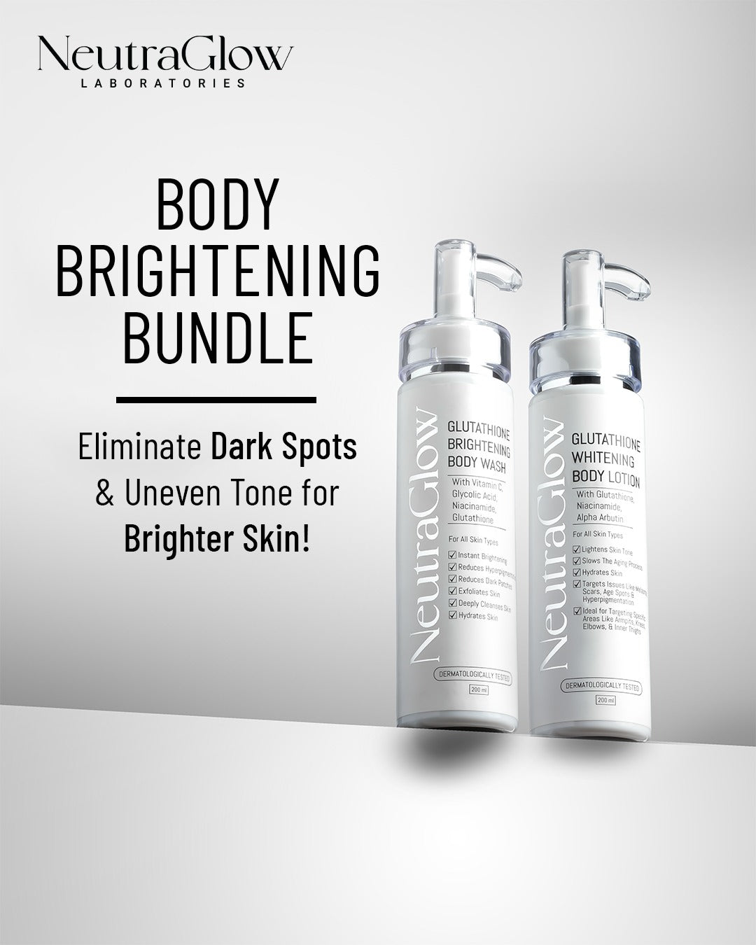 glutathione for brightening skin tone TriGlo Serum | Correct Best Skin Whitening Treatments: Laser,