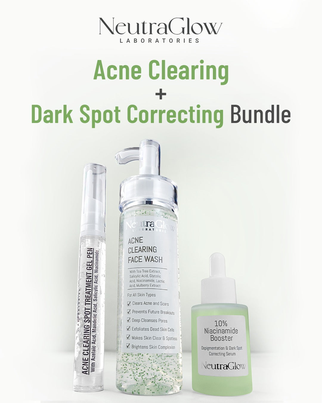 Acne Clearing + Dark Spot Correcting Bundle